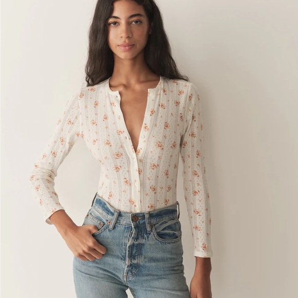 Doen Tops - DOEN Amelie Top French Marigold Button-Up Top / size XS / NEW with tags